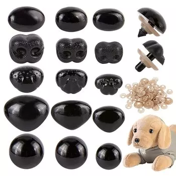 PH PandaHall 15 видов резки 150 чучел животных из пластика DIY куклы с кукольными материалами для поделок ручной работы глаза, носы, детали,
