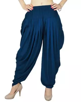 Phagun Casual Hippie Gypsy Harem Yoga Harem Pants Women Indian Waist Size: Relaxed 26-Stretched-28 Inches темно-синий