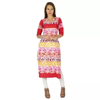 Phagun Designer Indian Bollywood Kurta Women Ethnic Kurti Повседневное платье-туника 10 разноцветный