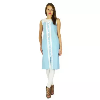 Phagun Indian Designer Bollywood Kurta Women Ethnic Kurti Casual Tunic Dress 10