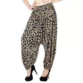 Phagun Rayon Printed Harem Indian Pants Casual Hippie Baggy Women One size бежевый