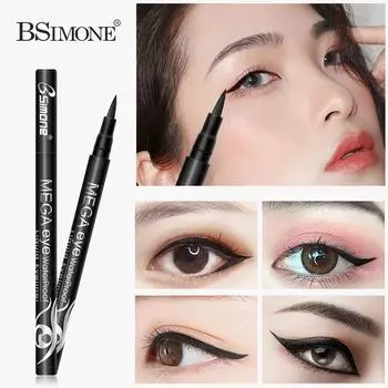 Phantom Eye Прохладная черная подводка для глаз Водостойкая, не растекающаяся Долговечная быстросохнущая подводка для глаз 2g чёрный