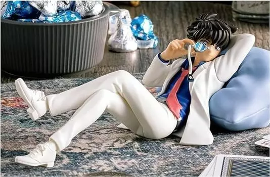 Phantom Thief Kid Figure Conan Chokonose Premium Figure Phantom Thief Kid Лежащая версия Phantom Thief Kid Chokonose Figure Official - - белый
