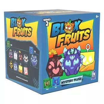PhatMojo Blox Fruits - Коллекционная плюшевая игрушка Таинственный фрукт , 1 шт. (Высота 4 дюйма, Серия 2) [DLC, Официально лицензировано] [Б/у]