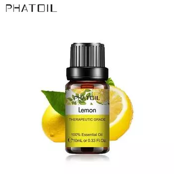 PHATOIL 10/20/30/60 мл эфирное масло фруктов лимона для купания, спа, массажа, масляные горелки, увлажнители, сделай сам, фруктовое парфюмерное масло, диффузор свежести воздуха 1 pc