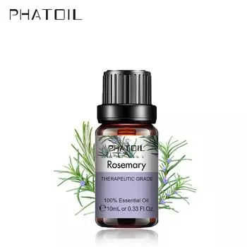 PHATOIL 10/20/30 мл чистого эфирного масла розмарина, диффузор для спа-массажа, увлажнители воздуха, очиститель воздуха, арома-масло для ухода за кожей, массажное масло для тела 1 pc