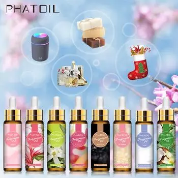 PHATOIL 10 мл ароматическое масло с капельницей Натуральное эфирное масло для изготовления свечей, мыла, парфюмерии, диффузор свежести воздуха, уход за кожей, массажное масло для тела Peach