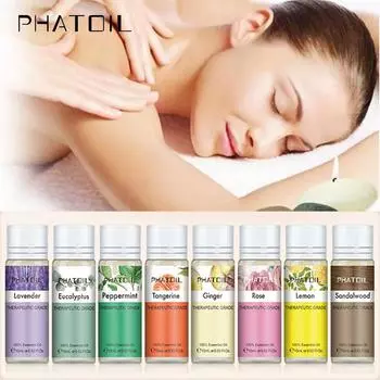 PHATOIL 15 мл Чистое эфирное масло ванили, лаванды, розы, увлажнитель воздуха для сна, чайное дерево, эвкалипт, ромашка, массажное масло для тела, здоровый уход Fennel