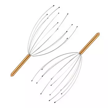 PHCOMRICH 2 Pack Head Scalp Ультралегкий и сильно покалывающий стресс-скальп для сухой и влажной кожи головы Идеально подходит для домашних животных Массажер, царапины, прочный, удовольствие,