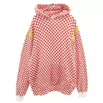 PHENOMENON made in Japan Block check Long sleeve Sweatshirts XL Red other Men s Used