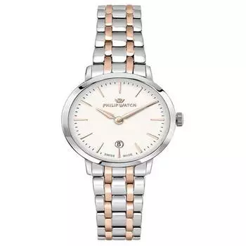 Philip Watch Swiss Made Audrey Stainless Steel White Dial Quartz R8253150510 Women s Watch белый
