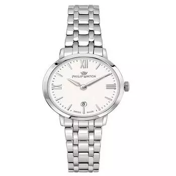 Philip Watch Swiss Made Audrey Stainless Steel White Dial Quartz R8253150514 Women s Watch белый