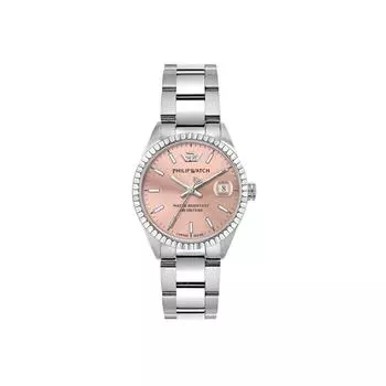 Philip Часы швейцарского производства Caribe Urban из нержавеющей стали с розовым циферблатом, кварцевые R8253597587 100M женские часы розовый