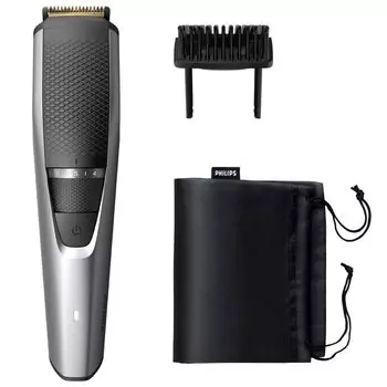 Philips Beard Trimmer 3000 Series 20 AC Space (minimum 0.5mm width, settings/charging, type) BT3222/14 Gray/Black