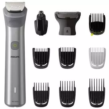 Philips Body Trimmer All-in-one Trimmer Kit 5000 Series Body Shaver (11 в 1*Универсальный набор триммеров для тела, лица и волос) MG5930/15 Металлический серый
