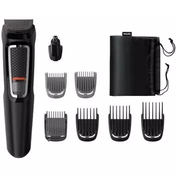 Philips Body Trimmer Multi Grooming 3000 Series Body Shaver в 1 Hair Black (8 Машинка для стрижки/Триммер для бороды/Носорез) МГ3730/15 чёрный