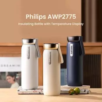 Термокружка Philips с дисплеем температуры AWP2775 белый