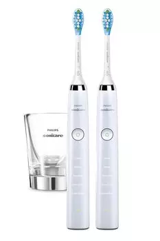 Philips Electric Toothbrush Diamond Clean Deep Clean Edition White 2 Pack HX9322/43