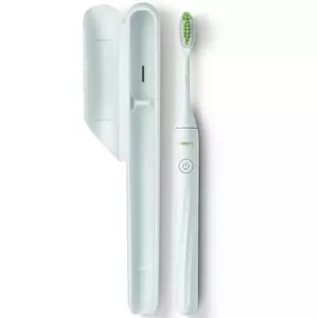 Philips Электрическая зубная щетка Sonicare Philips One компактная дорожная мятная (с корпусом) HY1100/33