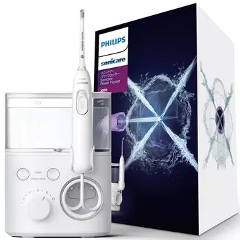 Philips Jet Washer Sonicare Power Flosser 3000 Оральный ирригатор Тип Водяная струя Белый (X-образная шайба) HX3711/22 белый