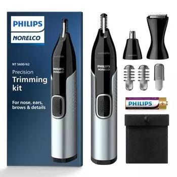 Philips Norelco Nose Trimmer 5000 Комплект для стрижки носа/ушей/бровей NT5600/62