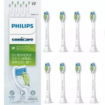 Philips Replacement Brush Sonicare White Plus Regular (8 pieces) Genuine WC HX6068/67 White