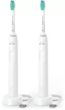 Philips Sonicare 3100 1+1 HX3675/13 sonic electric toothbrush TU прозрачный