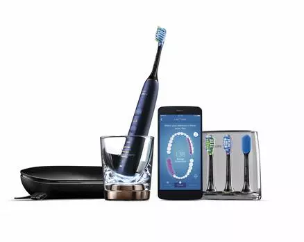 Philips Sonicare DiamondClean Smart Electric Toothbrush Lunar Blue HX9964/55