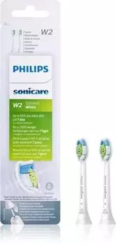 Philips Sonicare Optimal White Standard HX6062/10 replacement toothbrush heads TU прозрачный
