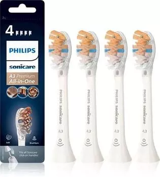 Philips Sonicare Premium All-in-One HX9094/10 ttes de remplacement pour brosse dents TU прозрачный