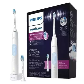 Philips Sonicare Protect Clean с электрической насадкой Plaque Control, перезаряжаемая зубная щетка Sonicare с датчиком давления, Philips Sonic Зубная щетка