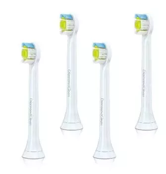 Philips Sonicare Replacement Brush Diamond Clean Brush Head Mini Size Set of 4 (Genuine) HX6074/01