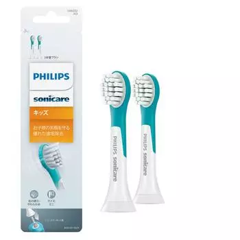 Philips Сменная зубная щетка Sonicare Kids Mini Size для детей от 4 до 12 лет, набор из 2 шт. (неподдельный) HX6032/63