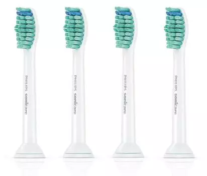 Philips Sonicare Replacement Brush Pro Results Brush Head Standard Size Set of 4 (Genuine) HX6014/01