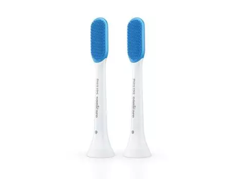 Philips Sonicare Replacement Brush Tongue Polishing Brush Head Set of 2 (Genuine) HX8072/38