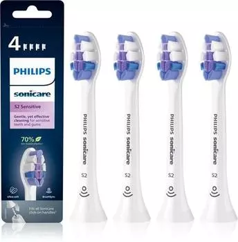 Philips Sonicare Sensitive Standard HX6054/10 replacement toothbrush heads TU прозрачный