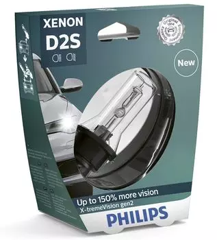 PHILIPS Xenon X-TremeVision Gen2 +150% D2S HID ксеноновая лампа 85122XV2S1 Сделано в Европе