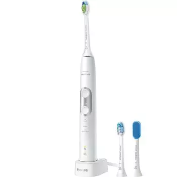 phillips electric toothbrush Sonicare protect clean premium (White Plus/Gum Plus/Tongue brush included) HX6877/55 white