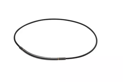 phiten Ожерелье RAKUWA Neck Metax Круглое 40 см Черное/Золотое