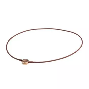 phiten Ожерелье RAKUWA Neck Metax Push Type II Розовый x Коричневый 40 см