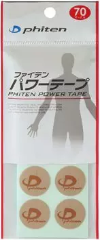 phiten power tape 70 mark back [stiff shoulders] [stiff neck] [lower pain] [relaxation] [performance support]