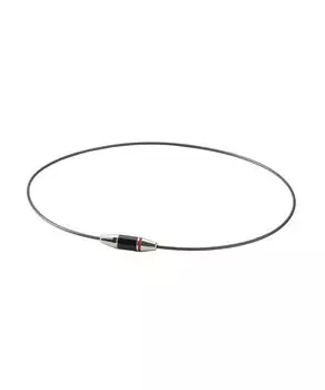phiten RAKUWA Necklace Wire EXTREME Carbon Silver 45cm Phiten Advanced Technology [Stiff Shoulders] [Stiff Neck] [Uses Metax] Men s