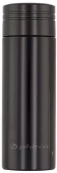 phiten stainless steel pocket bottle Metax black 120ml чёрный
