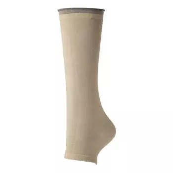 phiten Torenka Silk Greige Socks Arch Support Foot Care Soft Compression 22-24cm
