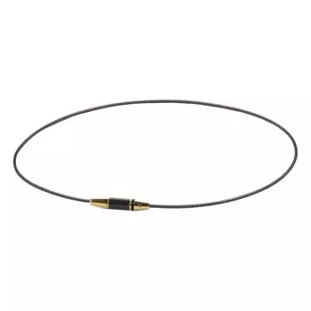 phiten unisex aluminum necklace RAKUWA neck wire EXTREME carbon gold 45cm Phiten advanced technology Men [stiff shoulders] [stiff neck] [adopts Metax]