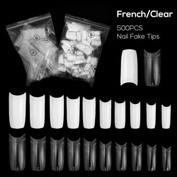 PHOENIXY500 шт. акриловый желе-гель для дизайна ногтей, французские накладные ногти, УФ-гель для наращивания, маникюрные инструменты, акриловый УФ-гель для наращивания накладных ногтей, инструмент