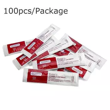 PHOENIXY 100 шт. Fougera витаминная мазь для восстановления татуировок, уход против шрамов, восстановление кожи, витамин A & D, крем для ухода за татуировкой K01