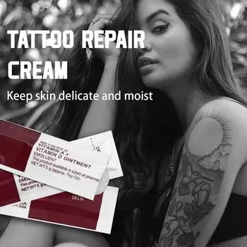 PHOENIXY 100 шт. салфетки для татуировок и мазь для ремонта, вышитая татуировка, восстановление кожи, витаминный лечебный крем для боди-арта для постоянного восстановления кожи 100PCS