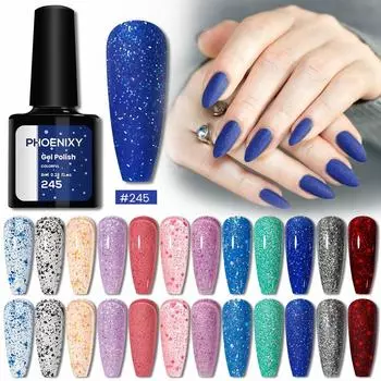 PHOENIXY 12 цветов гель-лак для ногтей 8 мл полуперманентный гель-лак замачиваемый УФ-гель для дизайна ногтей 262