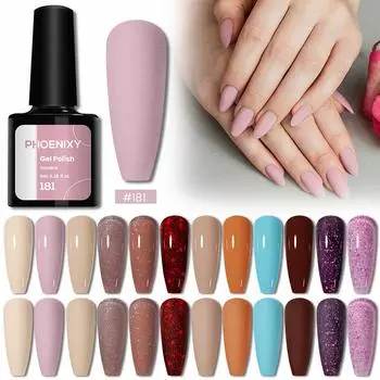 PHOENIXY 12 цветов гель-лак для ногтей 8 мл полуперманентный гель-лак замачиваемый УФ-гель для дизайна ногтей 262